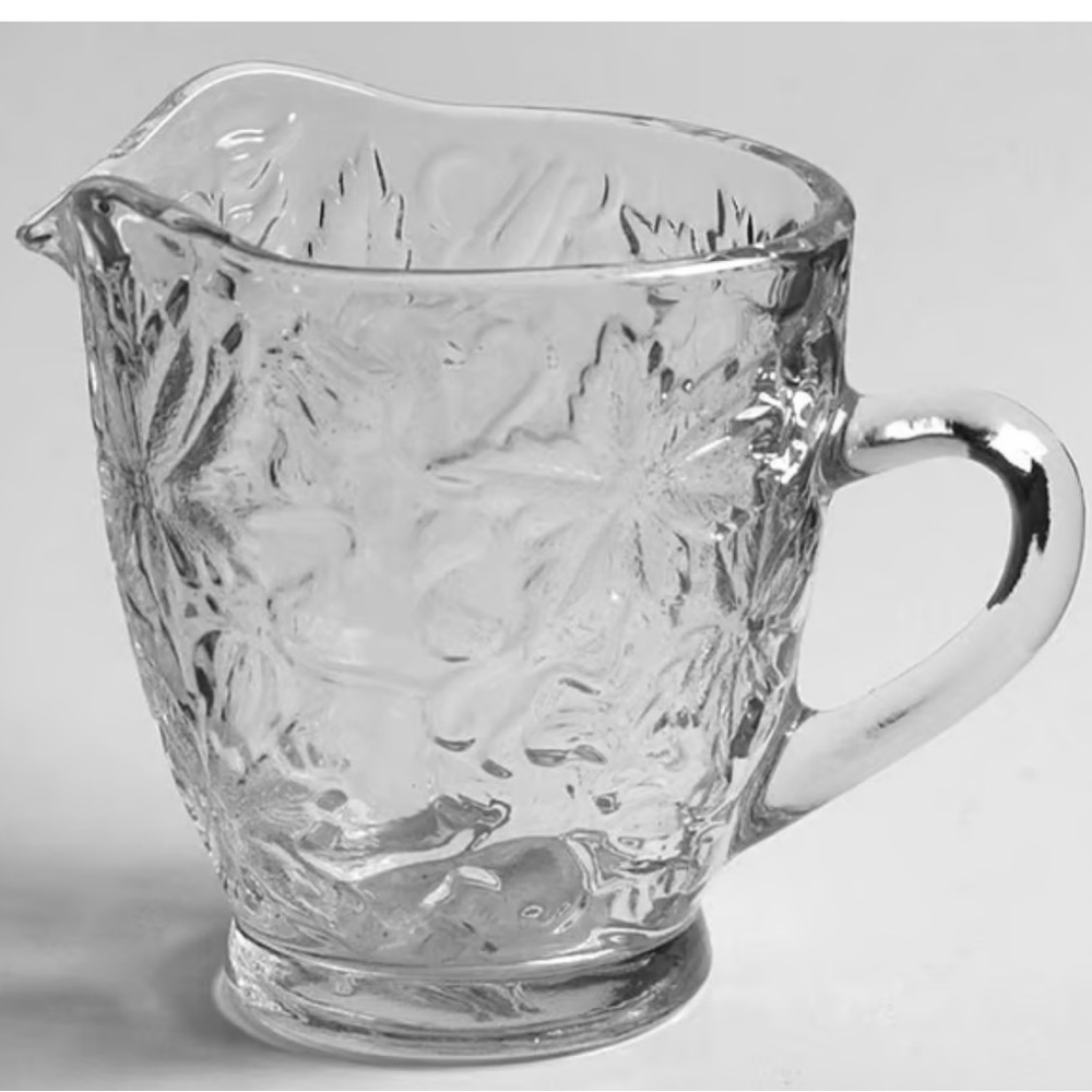 NIB Princess House ‘Fantasia’ 3 piece Crystal Sugar and Creamer Set-Vintage
